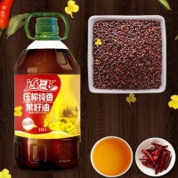 逸飛農家菜籽油5升食用油四級菜籽油糧油 植物油 菜油 批發(fā)價(jià)