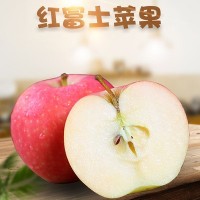 順豐甘肅慶陽(yáng)紅富士蘋(píng)果 5/10斤新鮮水果脆甜多汁冰糖心非丑平