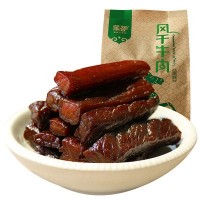 蒙都風(fēng)干牛肉干七成干500g內蒙古真空獨立包裝