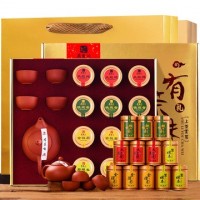 【茶具套裝】大紅袍 金駿眉 鐵觀(guān)音 碧螺春114g茶葉禮盒裝