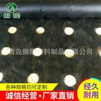 防草布廠(chǎng)家直銷(xiāo) 農用果園黑色打孔無(wú)紡布（防草透水性） 現貨