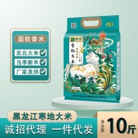 2021新米五常大米5kg東北長(cháng)粒香大米粳米10斤非真空農家自產(chǎn)包郵  10袋起批