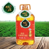 佛山糧源一級特香花生油濃香食用油 一罐大瓶裝5升花生油廠(chǎng)家批發(fā)