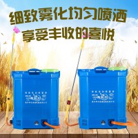 廠(chǎng)家批發(fā)20L八角款農用背負式電動(dòng)噴霧器鋰電池噴霧器打藥機