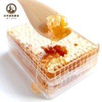 蜂蜜550g紫荊花農家巢蜜透明包裝整張蜂巢蜂產(chǎn)品自家蜂場(chǎng)貨源批發(fā)